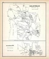 Grantham, Grantham Town, New Hampshire State Atlas 1892 Uncolored